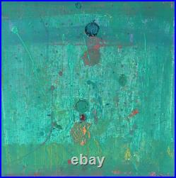 Original Abstract Art 12 x 12 Signed Acrylic Painting on Canvas