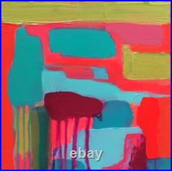 Original Abstract Art 12 x 12 Signed Acrylic Painting on Canvas