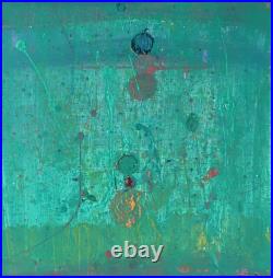 Original Abstract Art 12 x 12 Signed Acrylic Painting on Canvas