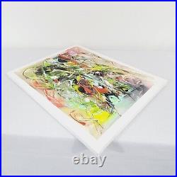 Original Abstract Art Canvas Painting Signed Hand Painted Fate Strings