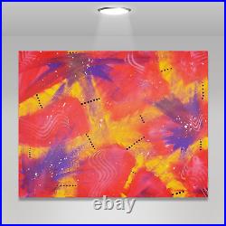 Original Abstract Art Canvas Painting Signed Large 16x20 Spirit Profession