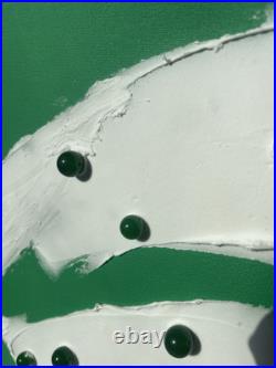 Original Abstract Art on Canvas Art Of Gemstones With Quartz Gemstones