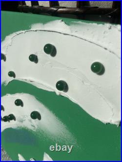 Original Abstract Art on Canvas Art Of Gemstones With Quartz Gemstones