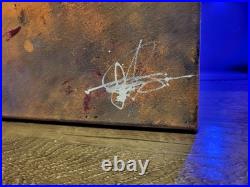 Original Abstract Contemporary Modern Art Piece On Canvas Gasoline Beautiful