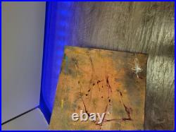 Original Abstract Contemporary Modern Art Piece On Canvas Gasoline Beautiful