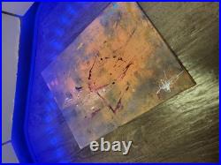Original Abstract Contemporary Modern Art Piece On Canvas Gasoline Beautiful