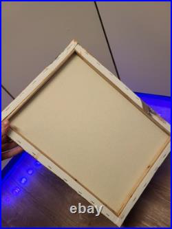 Original Abstract Contemporary Modern Art Piece On Canvas Gasoline Beautiful