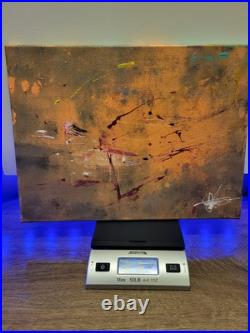 Original Abstract Contemporary Modern Art Piece On Canvas Gasoline Beautiful