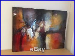 Original Abstract Oil Painting on Canvas 120 x 90cm