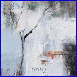 Original Abstract Oil Painting on Canvas Signed Ziti