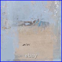 Original Abstract Oil Painting on Canvas Signed Ziti