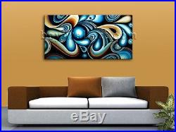 Original Abstract Painitng On Canvas Giclee Print Huge Wall Art Flow Colorful