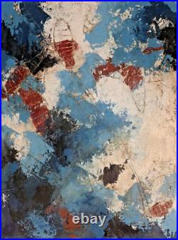Original Abstract Painting Wall Art Decor Acrylic on Canvas 19X24