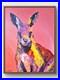 Original-Acrylic-11x14-Abstract-Animal-Painting-Signed-Bold-Wall-Art-Decor-A110-01-yt