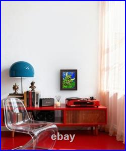 Original Acrylic Magic Frog Toad Modern Expressionist Pop Art On Canvas