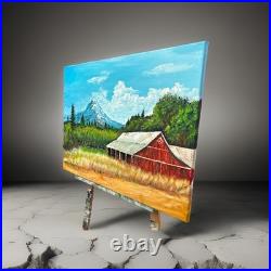 Original Acrylic Painting 18x 24 Stretched canvas, Landscape, Ready to hang