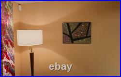 Original Acrylic Painting Abstract by me. 18x24 on 1/2 black canvas