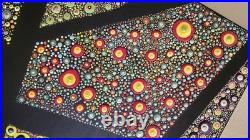 Original Acrylic Painting Abstract by me. 18x24 on 1/2 black canvas Original Acrylic Painting Abstract by me. 18x24 on 1/2 black canvas