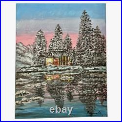 Original Acrylic Painting Painted In 2016 On A 20x16 Canvas Signed By Artist Original Acrylic Painting Painted In 2016 On A 20x16 Canvas Signed By Artist