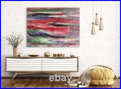 Original Acrylic Painting'The Flow' on Canvas 18 x 24 x 1.5 Inches Signed