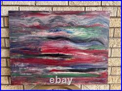 Original Acrylic Painting'The Flow' on Canvas 18 x 24 x 1.5 Inches Signed