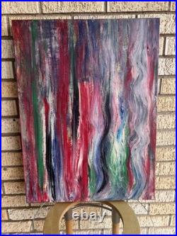 Original Acrylic Painting'The Flow' on Canvas 18 x 24 x 1.5 Inches Signed