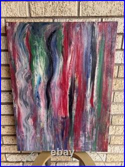 Original Acrylic Painting'The Flow' on Canvas 18 x 24 x 1.5 Inches Signed