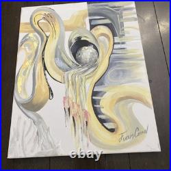 Original Acrylic Painting on canvas 16x 20 COA Signed By Juan Corral