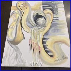 Original Acrylic Painting on canvas 16x 20 COA Signed By Juan Corral