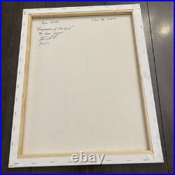 Original Acrylic Painting on canvas 16x 20 COA Signed By Juan Corral