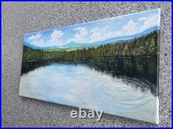 Original Acrylic painting on stretched canvas 12x 24 Ready to hang