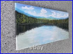 Original Acrylic painting on stretched canvas 12x 24 Ready to hang