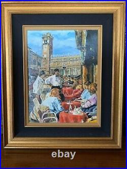 Original Afternoon in Verona by artist BLANK 18 x 24