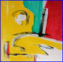 Original Art 12 X 12 Acrylic Painting On Canvas Abstract Colorful Non-representa