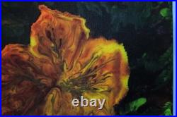 Original Art Abstract Acrylic Painting on Canvas Panel 9 x 12 Wall Decoration