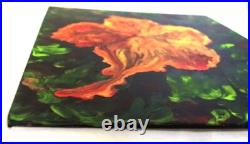 Original Art Abstract Acrylic Painting on Canvas Panel 9 x 12 Wall Decoration