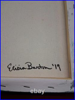 Original Art Acrylic Abstract On Canvas Non-representational Abstract Textured