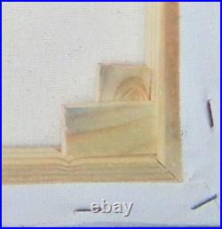 Original Art Oil Painting on Canvas 46x38cm Tea Cup Still Life Original Artwork