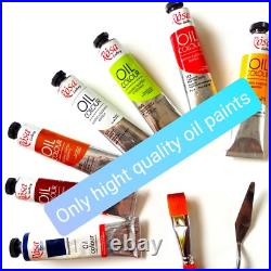 Original Art Oil Painting on Canvas 46x38cm Tea Cup Still Life Original Artwork