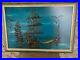 Original-Art-Painting-Oil-On-Canvas-Ships-Ocean-Dock-Signed-Toms-40-5X28-25-01-cfs