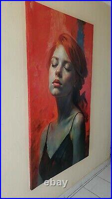 Original Art Painting Yosvany Arango Cuban Art Paintings Oil on CanvasThe Godde