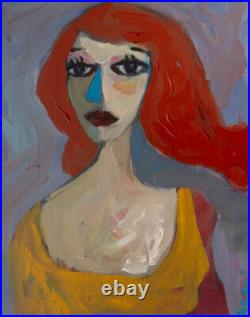 Original Art Portrait Oil Painting on Stretched Canvas 14 x 11