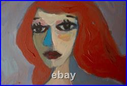Original Art Portrait Oil Painting on Stretched Canvas 14 x 11