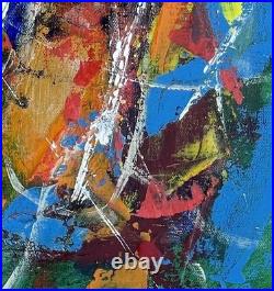 Original Art Realize 9x12 Canvas Expressionism Abstract Design Home Art