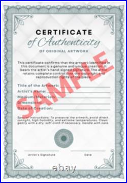 Original Art Realize 9x12 Canvas Expressionism Abstract Design Home Art