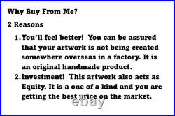 Original Art Realize 9x12 Canvas Expressionism Abstract Design Home Art