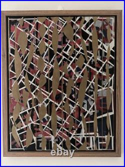 Original Art Sold By The Artist. Framed 16x20 Mixed Media On Canvas