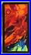 Original-Art-Traci-Higginbotham-Acrylic-On-Canvas-Signed-26x14-Black-Frame-NICE-01-ufds