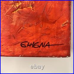 Original Artwork Seven Trees 30x40 Acrylic on Canvas Textured Painting Art