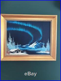 Original Bob Ross Painting Lovely oil on canvas Signed. Authentic